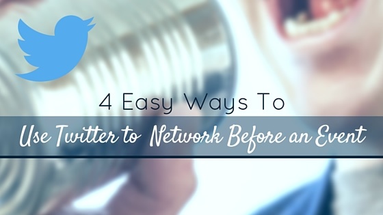 4 Easy Ways to Network on Twitter Before a Conference or Event http://www.overgovideo.com/blog/using-twitter-to-network-before-a-conference-or-event 